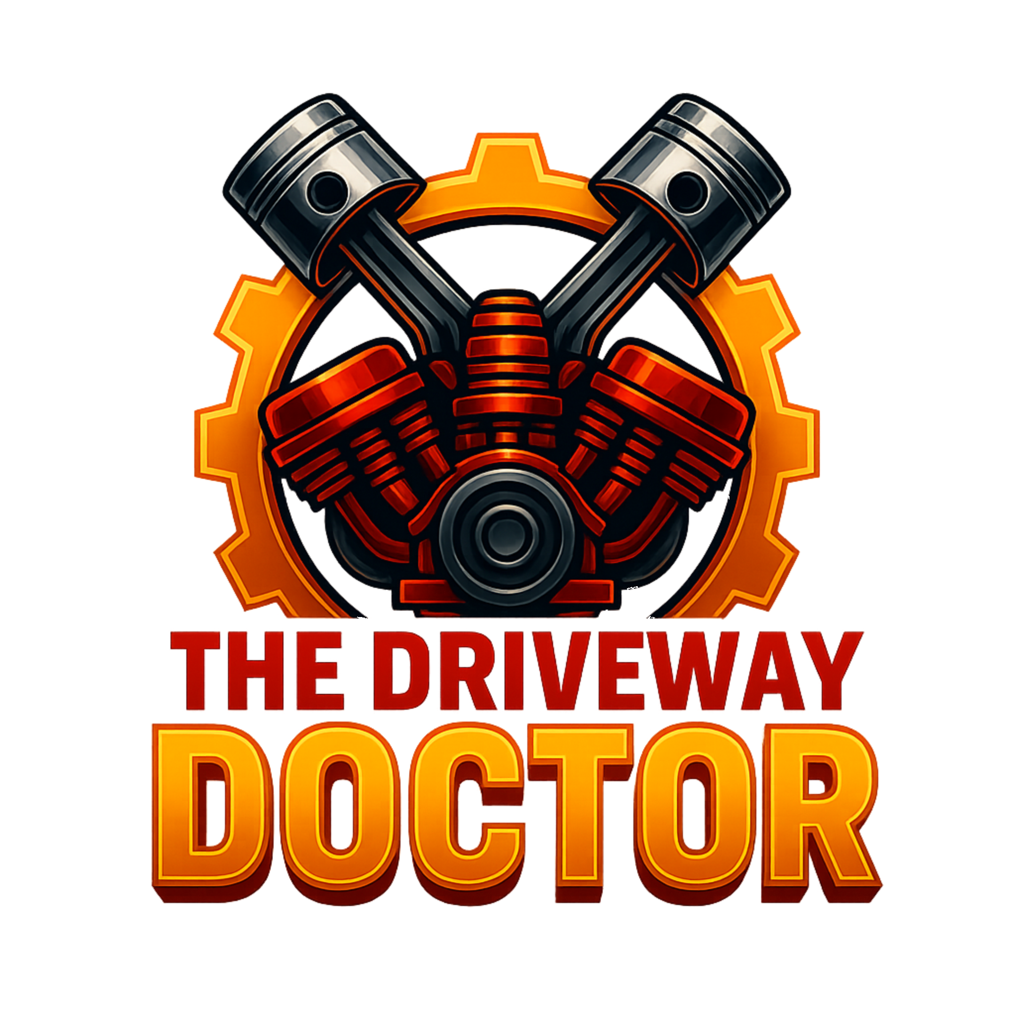 The Driveway Doctor mobile mechanic logo